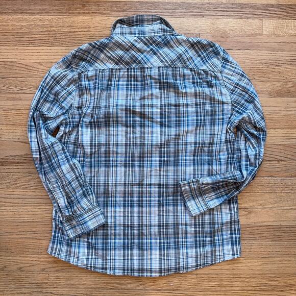 Roebuck & Co. Plaid Button-Up Men's Long Sleeve Shirt in XL - Picture 8 of 9